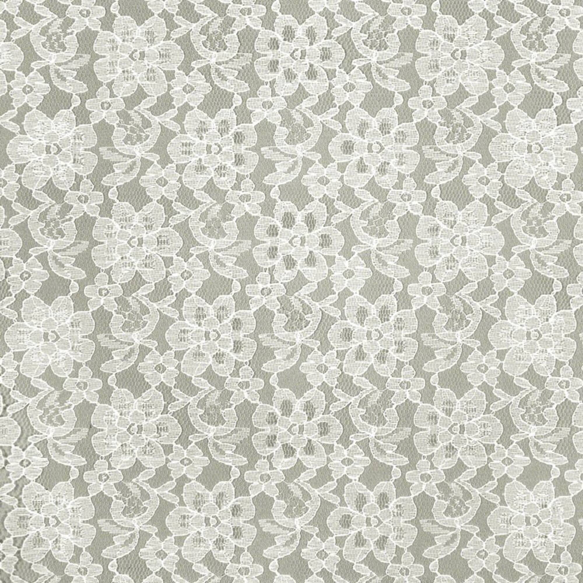 Ivory Raschel Lace